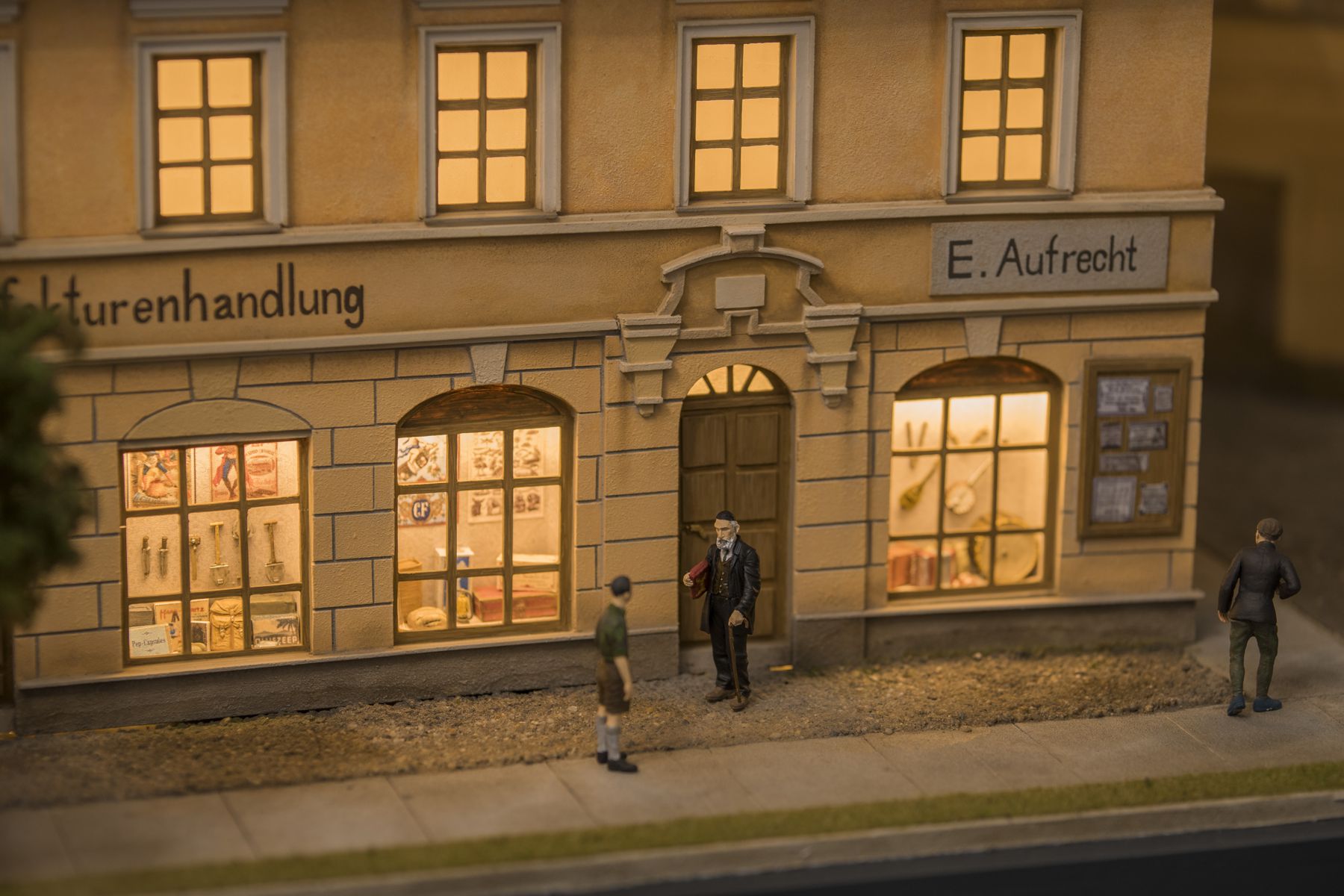 Fragment dioramy rynku